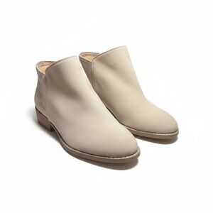 Women’s 8.5 Dolce Vita Suede Ankle Books Low Heel Brown Beige Leather